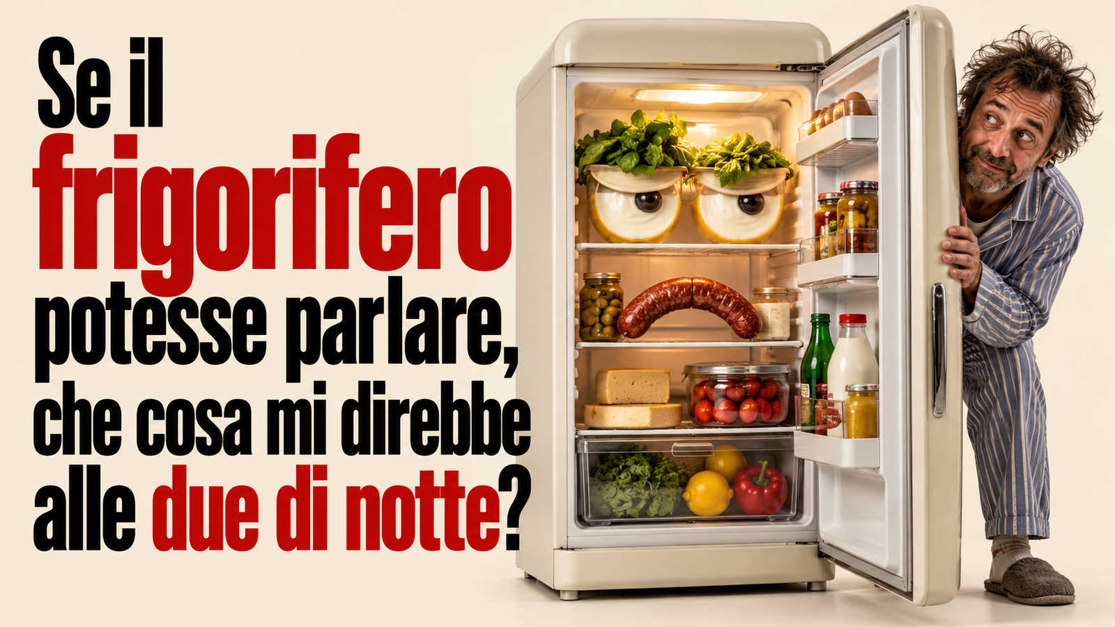 Se il frigorifero potesse parlare, che cosa mi direbbe alle due di notte?
