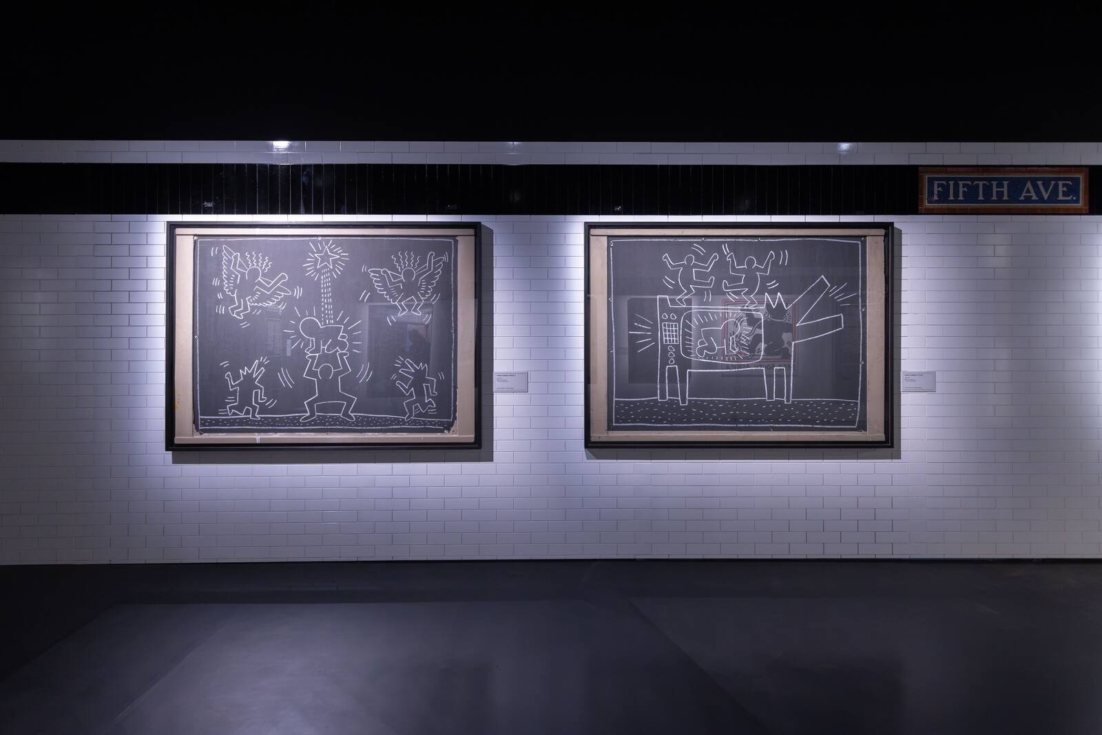 Subway Drawings di Keith Haring esposti a Palazzo Braschi
